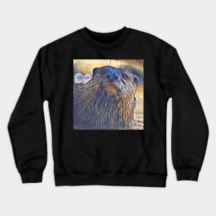 Asian Small-Clawed Otter Crewneck Sweatshirt